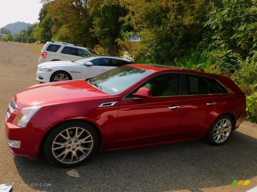 2011 CTS 4 3.6 AWD Sedan - Crystal Red Tintcoat / Ebony photo #5