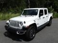 2021 Bright White Jeep Gladiator Overland 4x4  photo #2