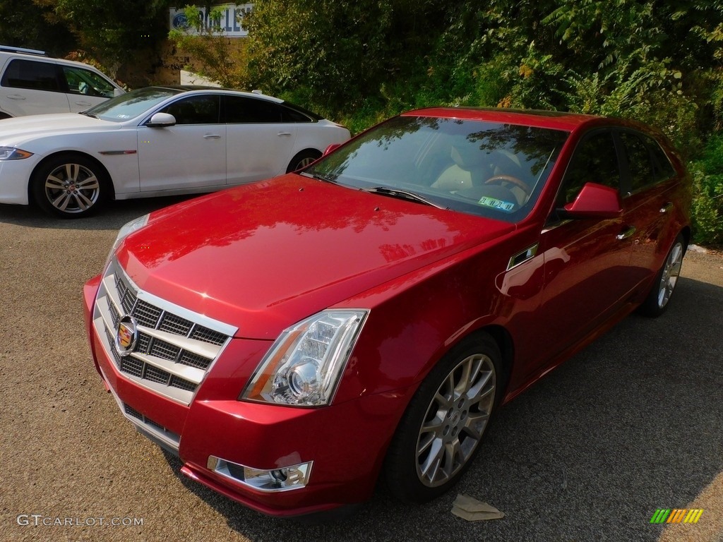 2011 CTS 4 3.6 AWD Sedan - Crystal Red Tintcoat / Ebony photo #6