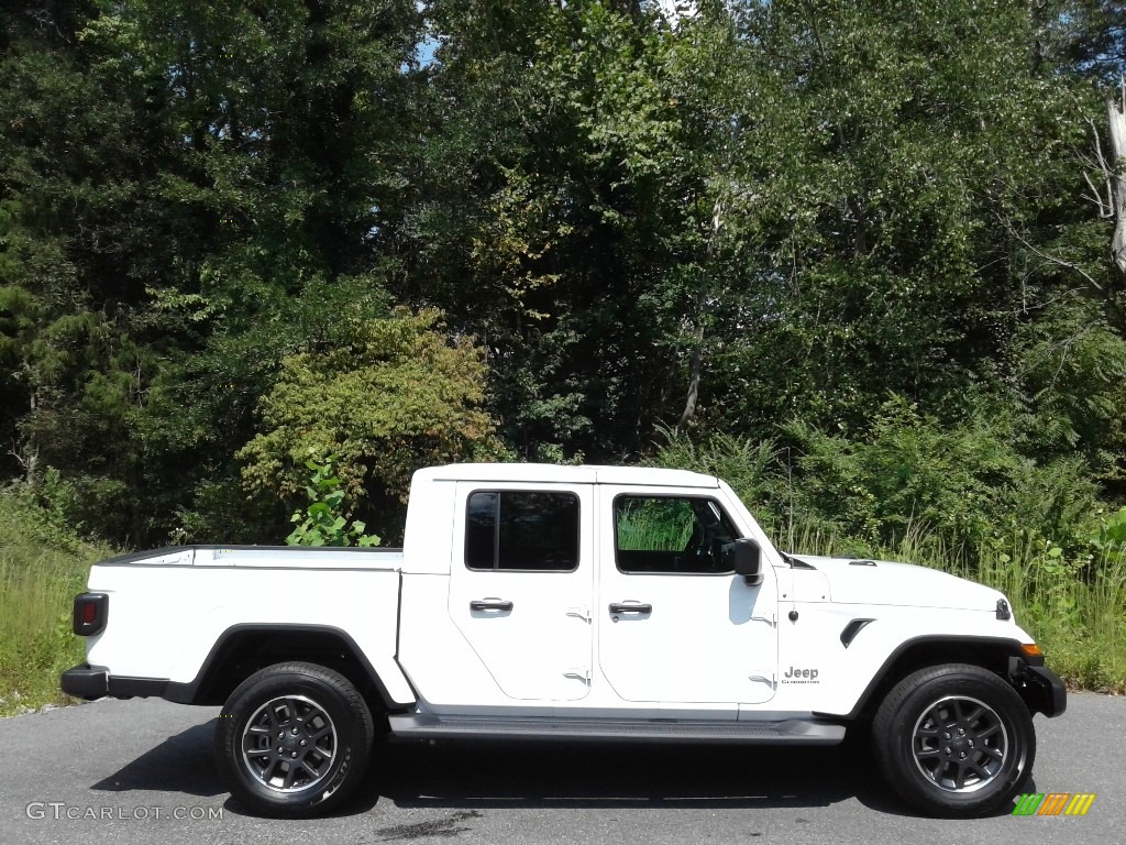 2021 Gladiator Overland 4x4 - Bright White / Black photo #5