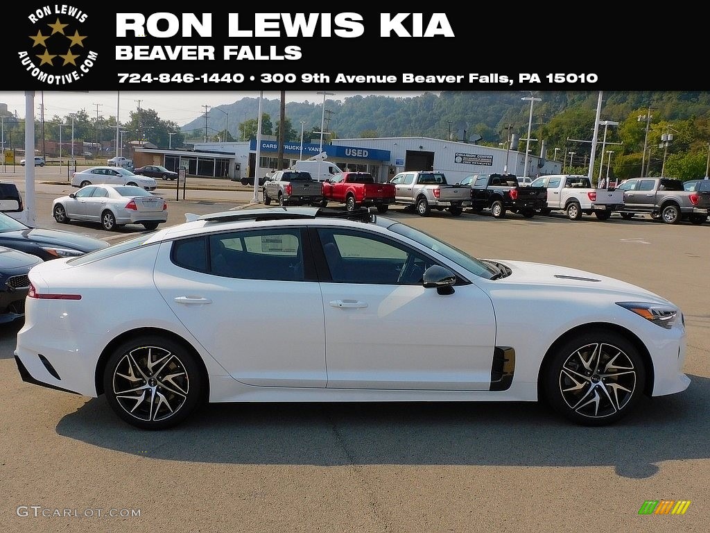 2022 Stinger GT-Line - Snow White Pearl / Black photo #1