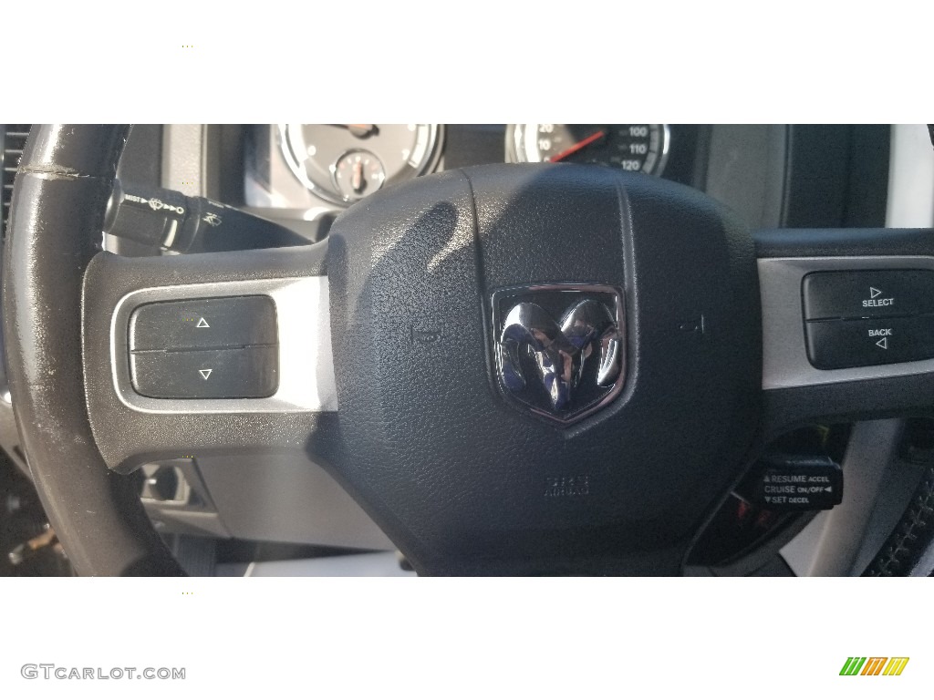 2010 Ram 1500 Laramie Crew Cab 4x4 - Brilliant Black Crystal Pearl / Dark Slate Gray photo #16
