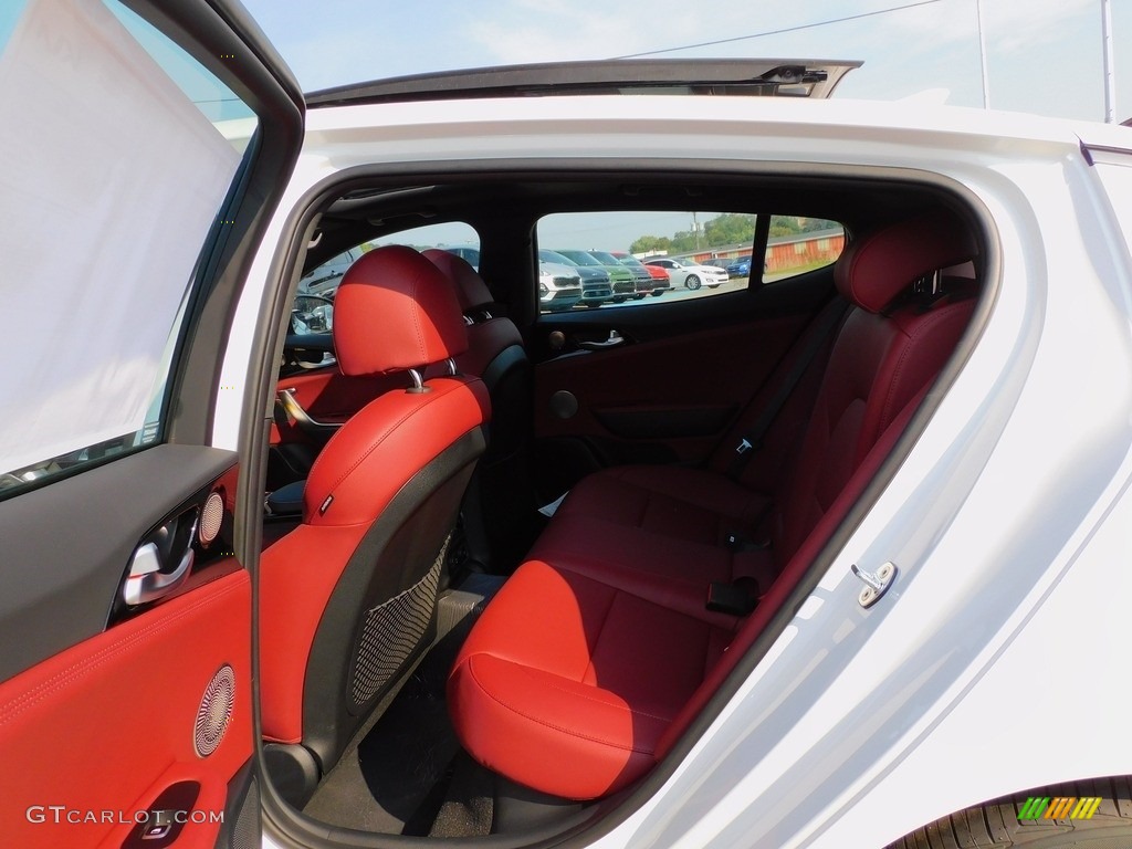 2022 Kia Stinger GT-Line Rear Seat Photos