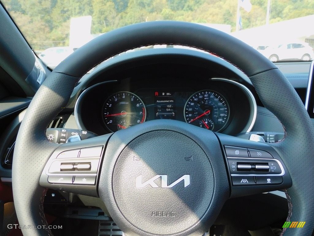 2022 Kia Stinger GT-Line Steering Wheel Photos