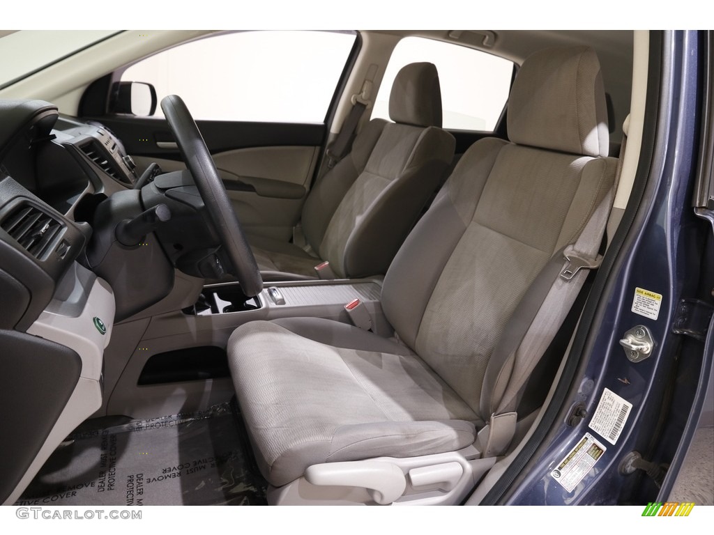 2013 CR-V LX AWD - Twilight Blue Metallic / Gray photo #5