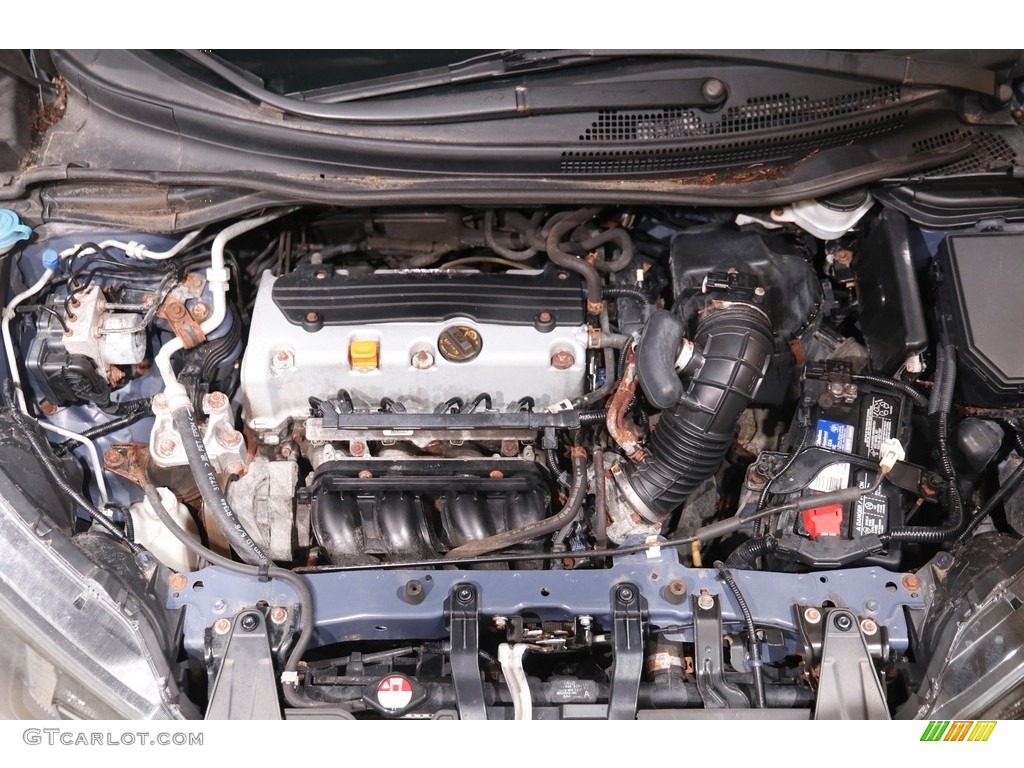 2013 CR-V LX AWD - Twilight Blue Metallic / Gray photo #19