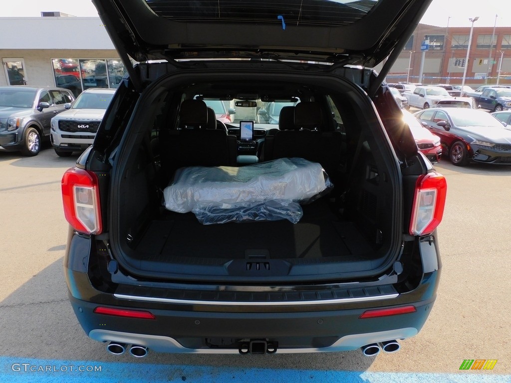 2021 Explorer Platinum 4WD - Agate Black Metallic / Ebony photo #4
