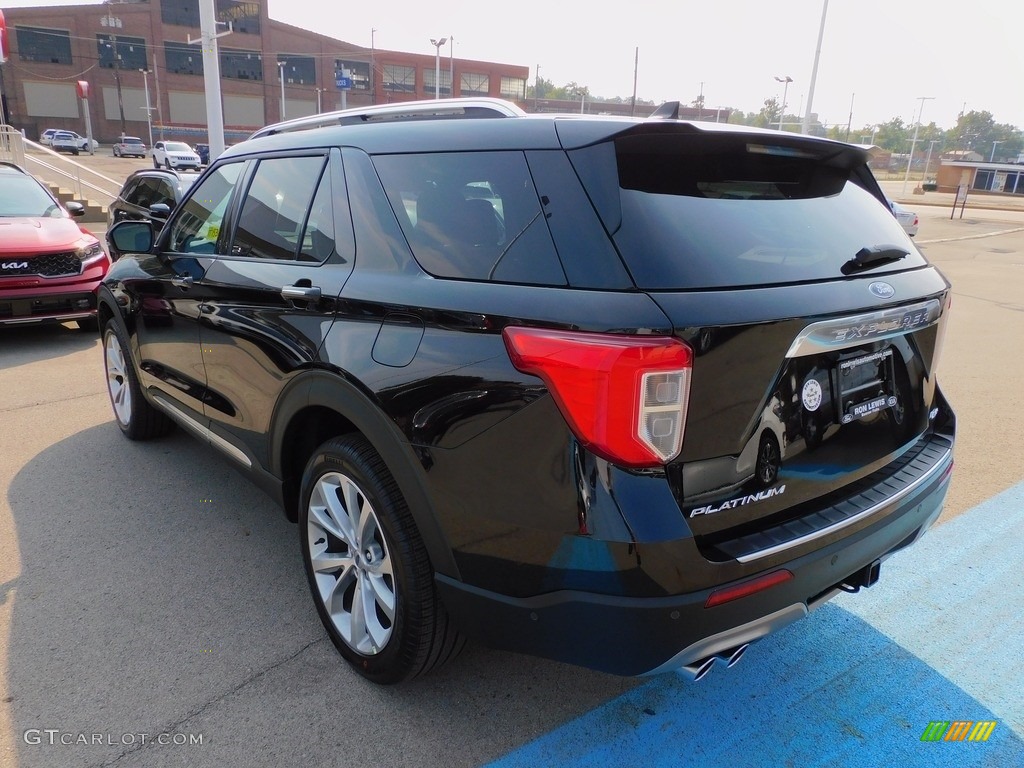 2021 Explorer Platinum 4WD - Agate Black Metallic / Ebony photo #5