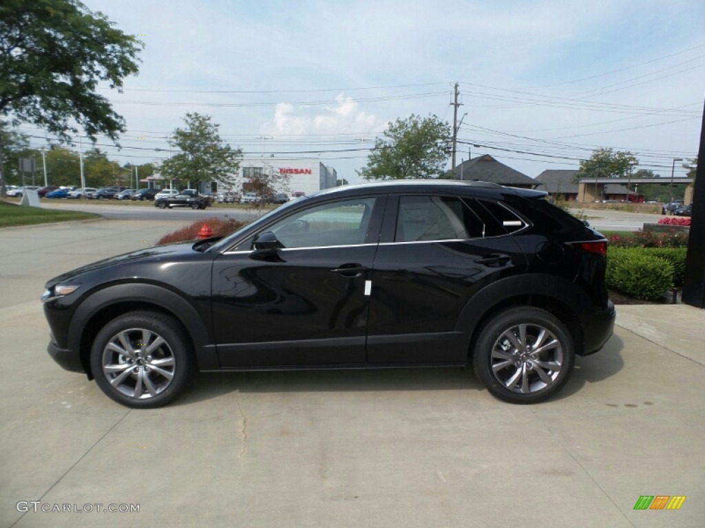 2021 CX-30 Premium AWD - Jet Black Mica / White photo #6