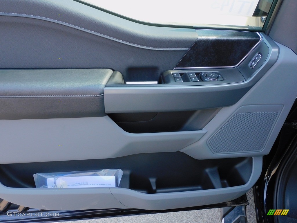 2021 Ford F150 XLT SuperCrew 4x4 Medium Dark Slate Door Panel Photo #142880106