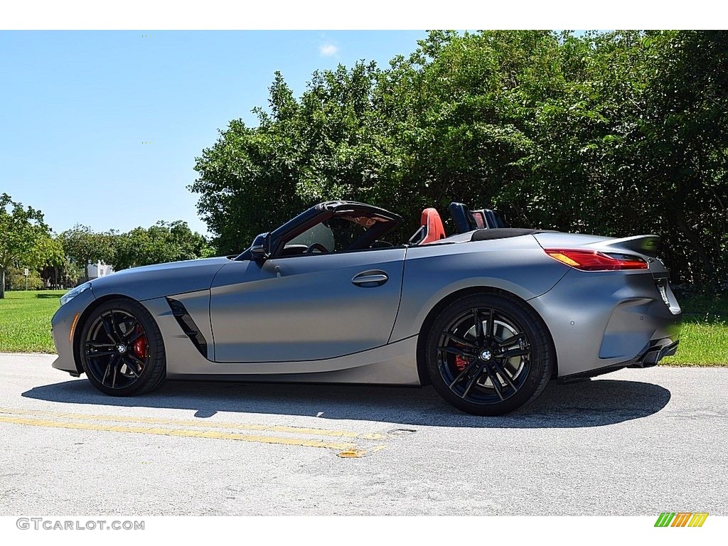 2021 Z4 sDrive M40i - Frozen Grey II Metallic / Magma Red photo #5