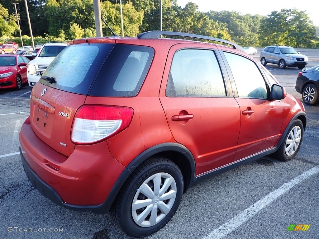 2011 SX4 Crossover AWD - Sunlight Copper Metallic / Black photo #2