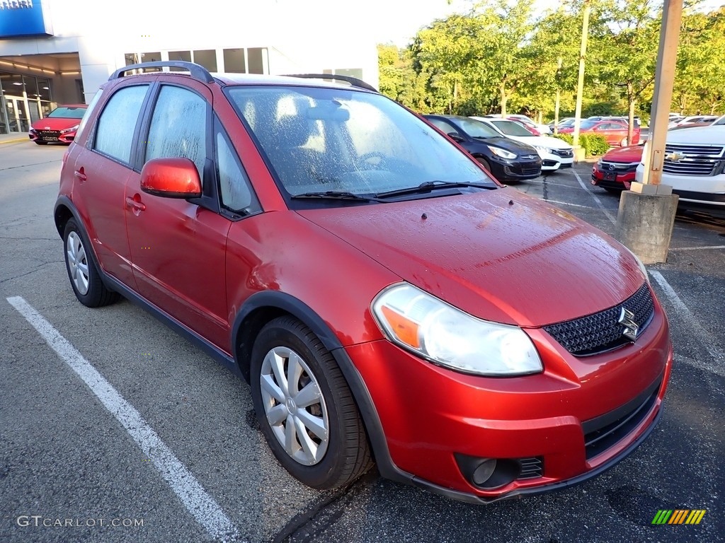 2011 SX4 Crossover AWD - Sunlight Copper Metallic / Black photo #4