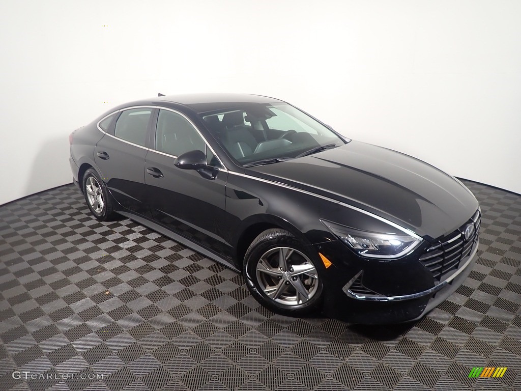 2020 Sonata SE - Phantom Black / Black photo #3