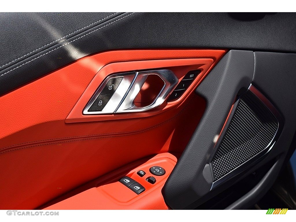 2021 BMW Z4 sDrive M40i Magma Red Door Panel Photo #142882390