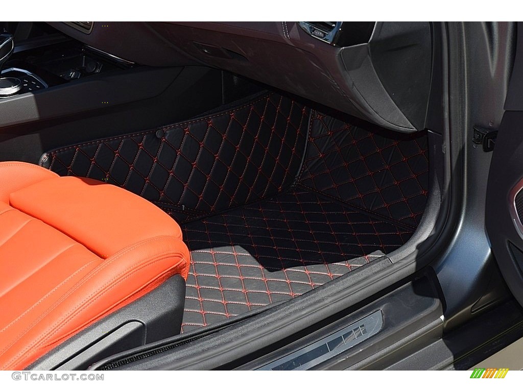 2021 Z4 sDrive M40i - Frozen Grey II Metallic / Magma Red photo #41