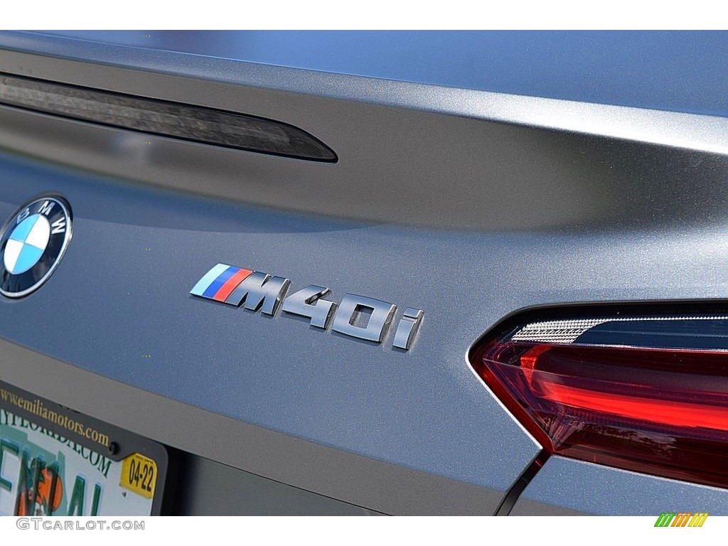2021 Z4 sDrive M40i - Frozen Grey II Metallic / Magma Red photo #45