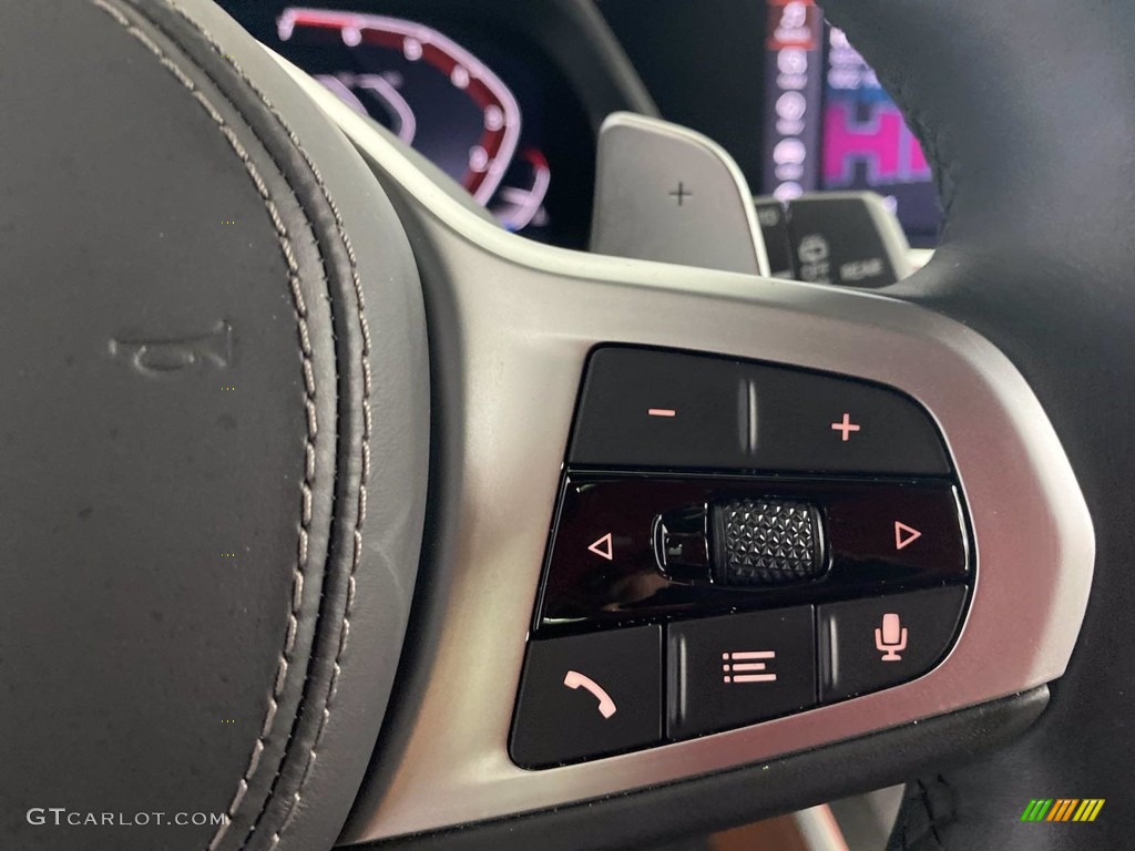 2019 BMW X5 xDrive50i Tartufo Steering Wheel Photo #142882684