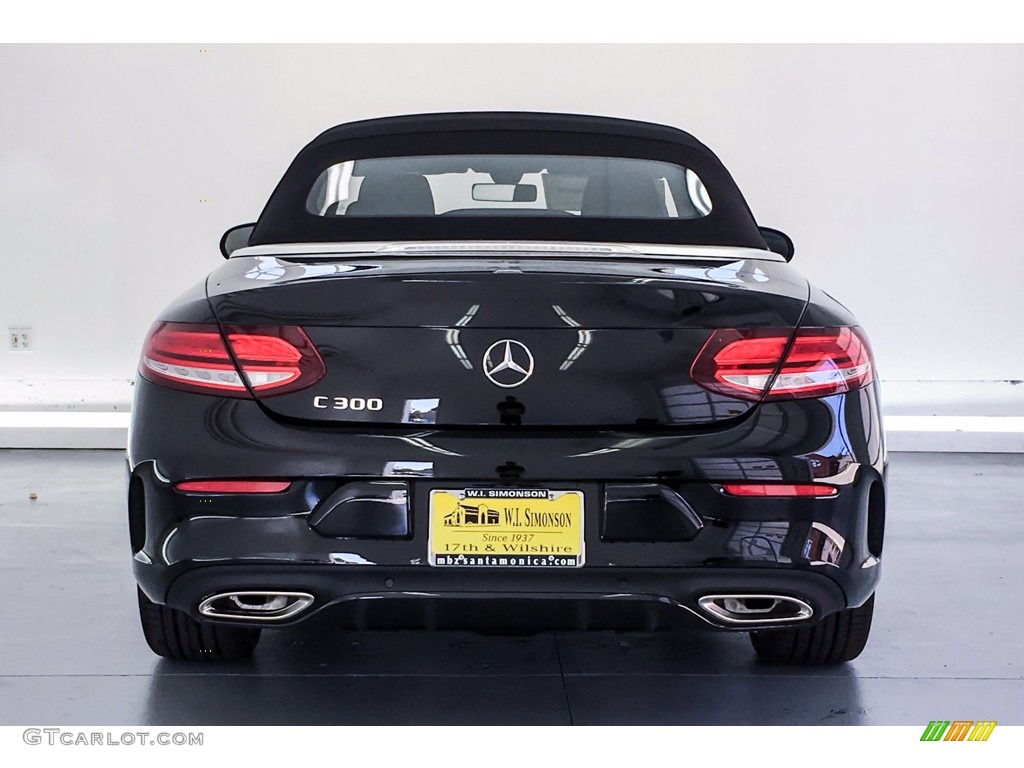 2019 C 300 Cabriolet - Black / Black photo #3