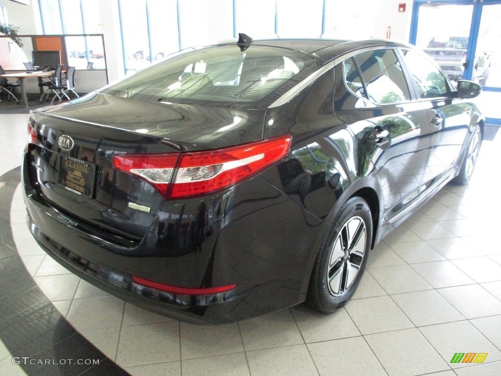 Aurora Black Pearl 2013 Kia Optima Hybrid LX Exterior Photo #142885795