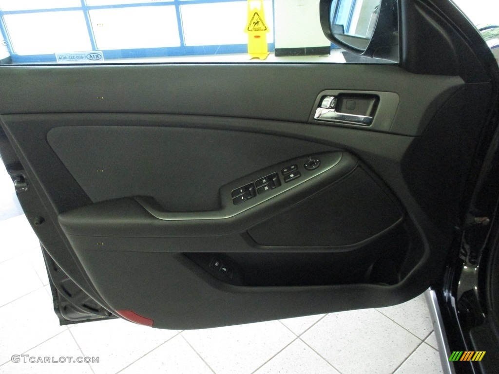 2013 Kia Optima Hybrid LX Black Door Panel Photo #142885966