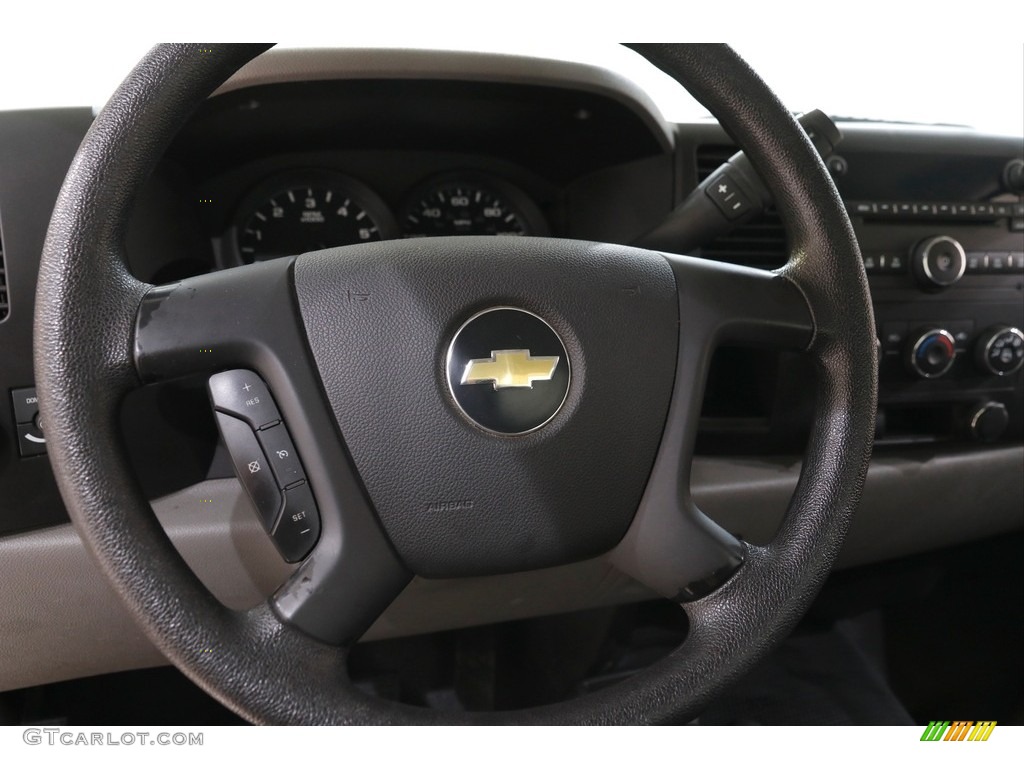 2010 Chevrolet Silverado 1500 Regular Cab 4x4 Dark Titanium Steering Wheel Photo #142887082