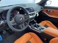 Kyalami Orange/Black Interior Photo for 2022 BMW M3 #142889044