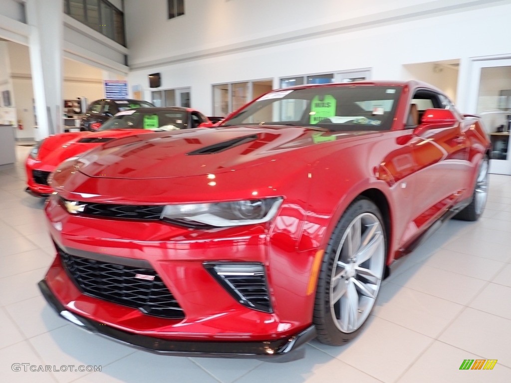 2017 Camaro SS Coupe - Garnet Red Tintcoat / Kalahari photo #2