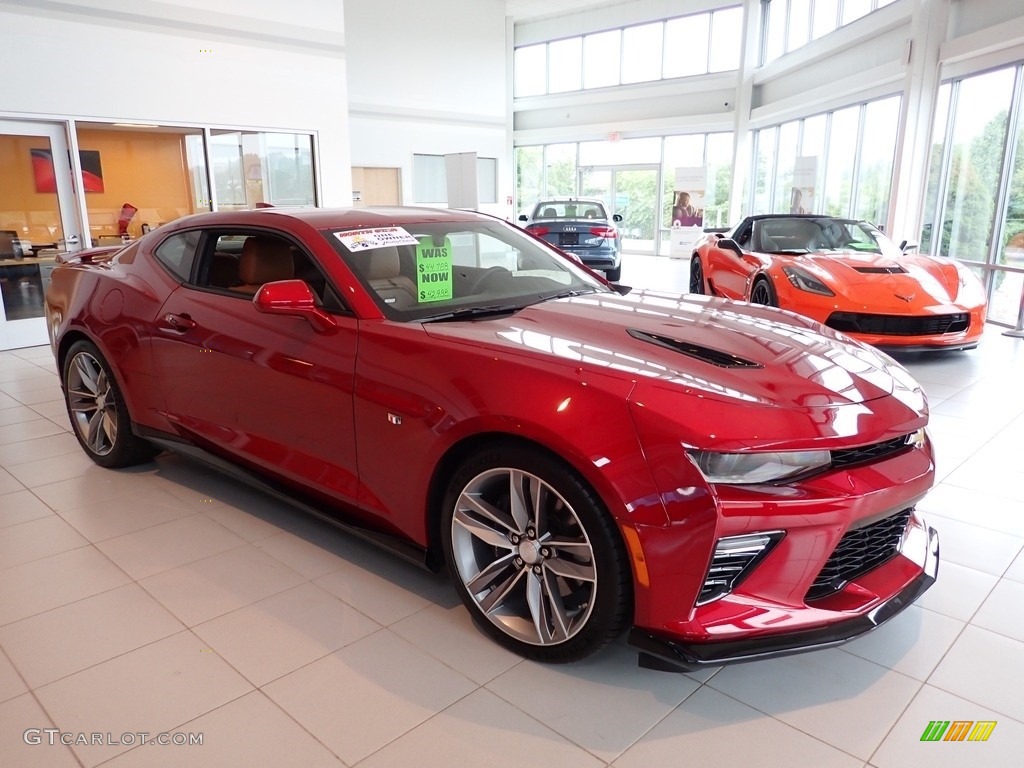 2017 Camaro SS Coupe - Garnet Red Tintcoat / Kalahari photo #9