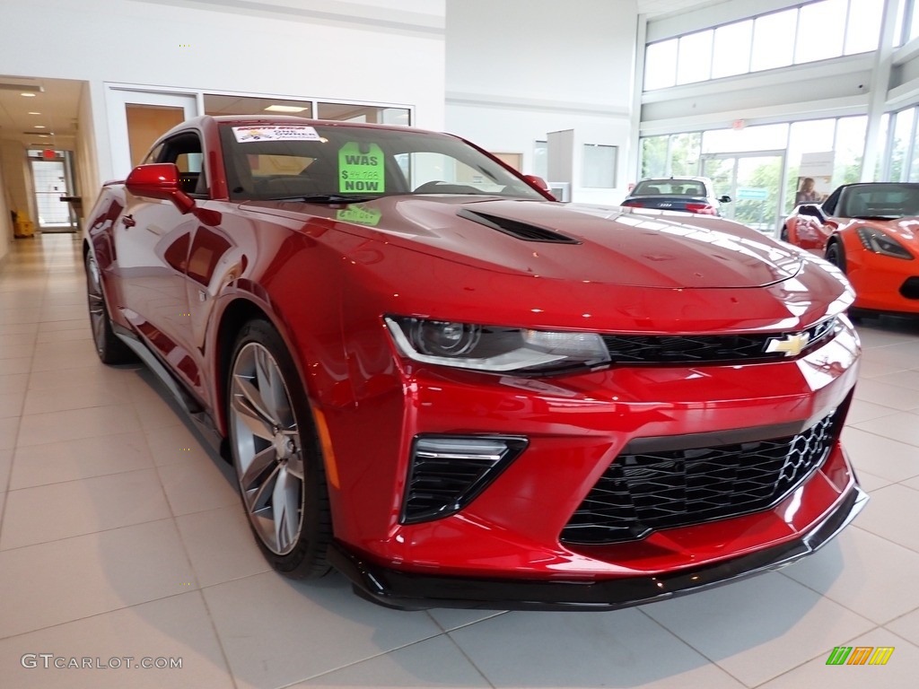 2017 Camaro SS Coupe - Garnet Red Tintcoat / Kalahari photo #10