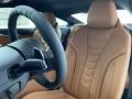 2022 BMW 8 Series Cognac Interior Front Seat Photo