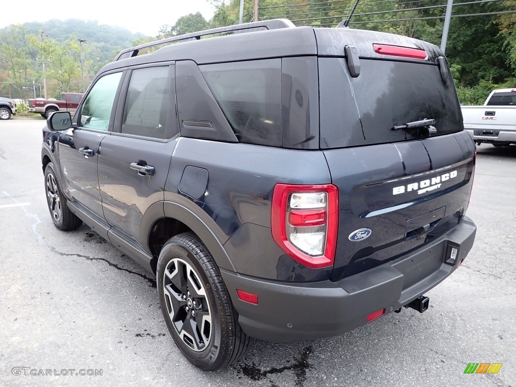 2021 Bronco Sport Outer Banks 4x4 - Alto Blue Metallic / Navy Pier photo #5