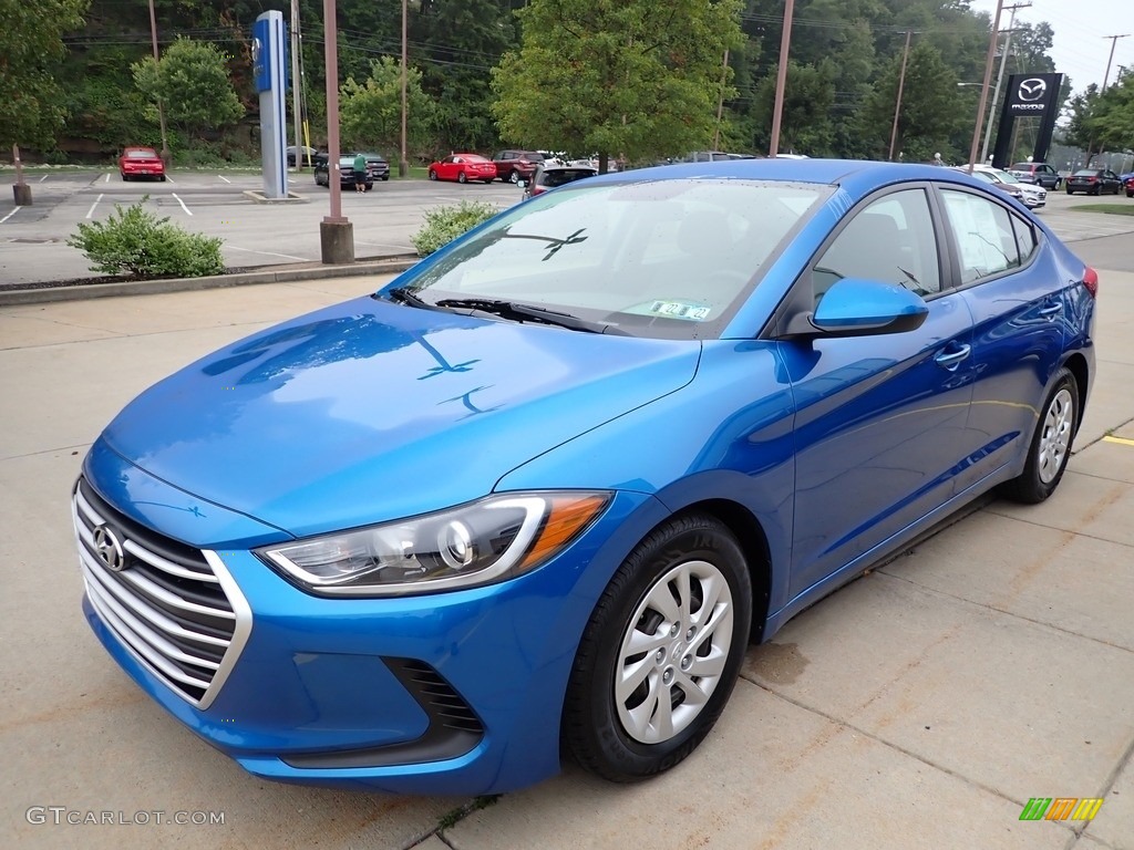 2018 Elantra SE - Electric Blue / Gray photo #6