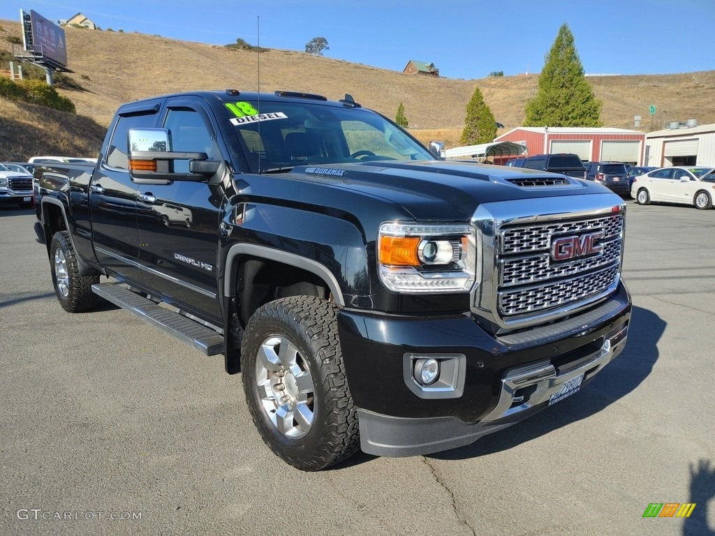 2018 Sierra 3500HD Denali Crew Cab 4x4 - Onyx Black / Jet Black photo #1