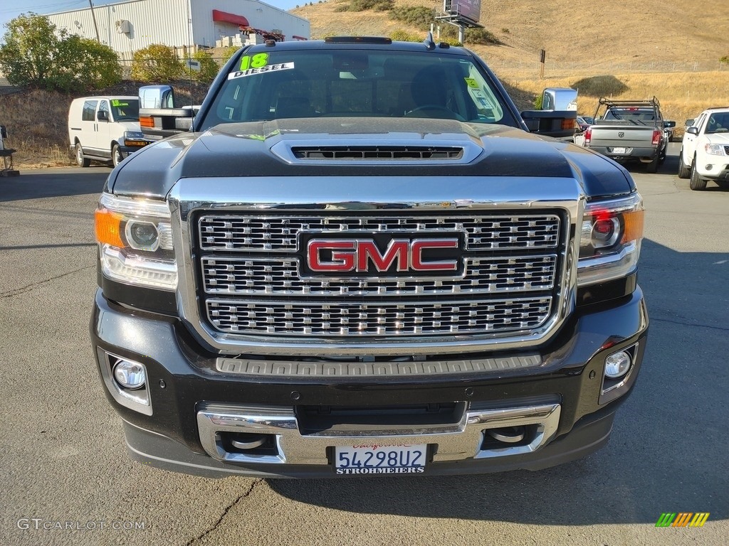 2018 Sierra 3500HD Denali Crew Cab 4x4 - Onyx Black / Jet Black photo #2