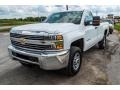 Summit White - Silverado 2500HD WT Regular Cab 4x4 Photo No. 8