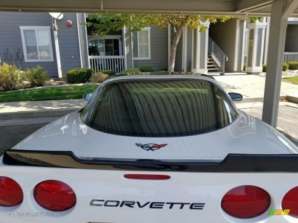 2001 Corvette Coupe - Speedway White / Black photo #6