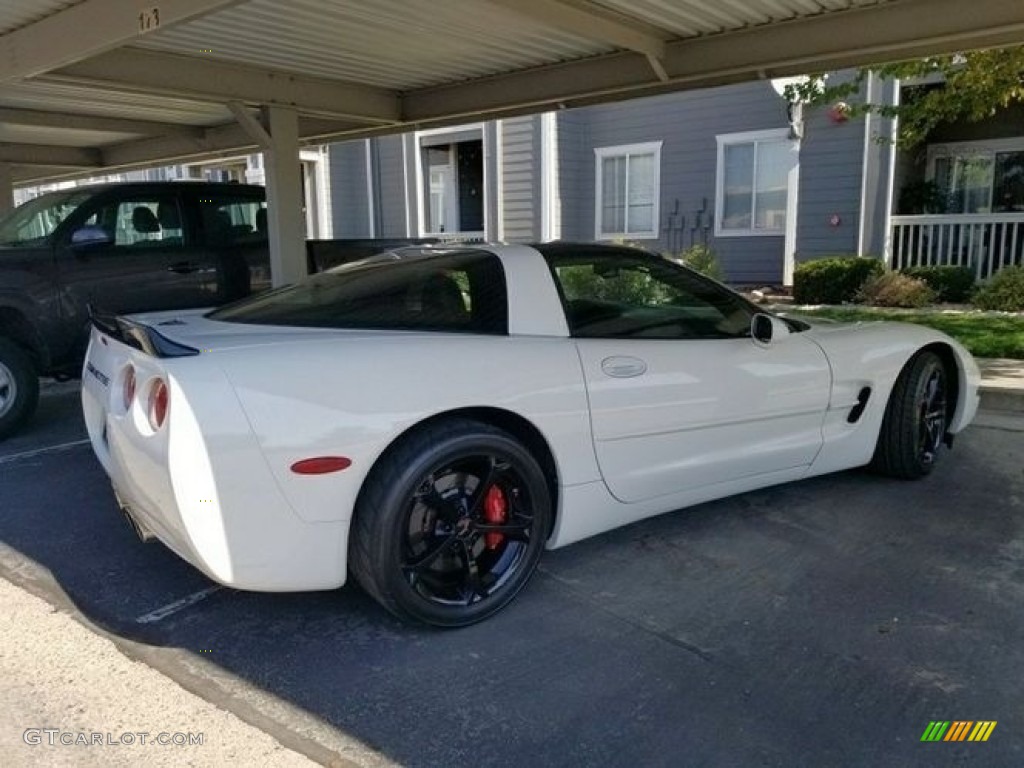 2001 Corvette Coupe - Speedway White / Black photo #18