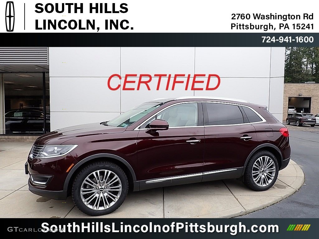 2018 MKX Reserve AWD - Burgundy Velvet Metallic / Cappuccino photo #1