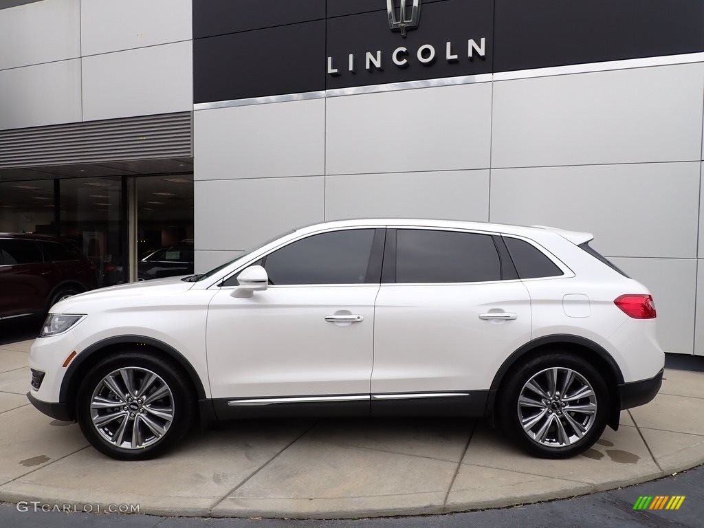 White Platinum Metallic Tri-Coat 2018 Lincoln MKX Reserve AWD Exterior Photo #142893733