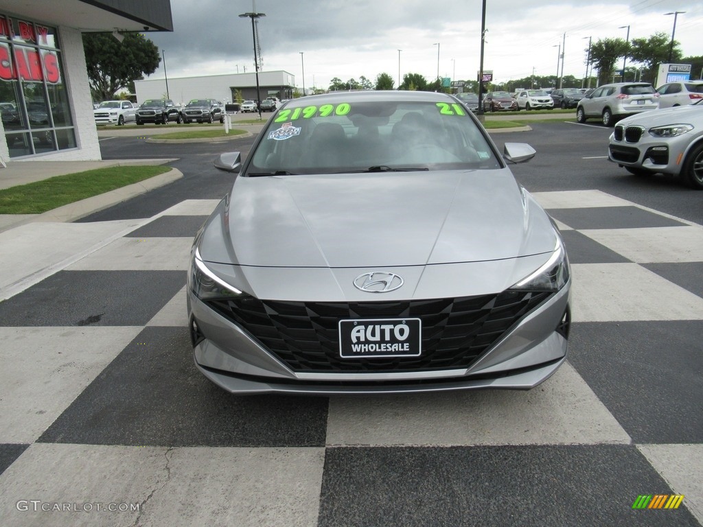 2021 Elantra SEL - Shimmering Silver Pearl / Medium Gray photo #2