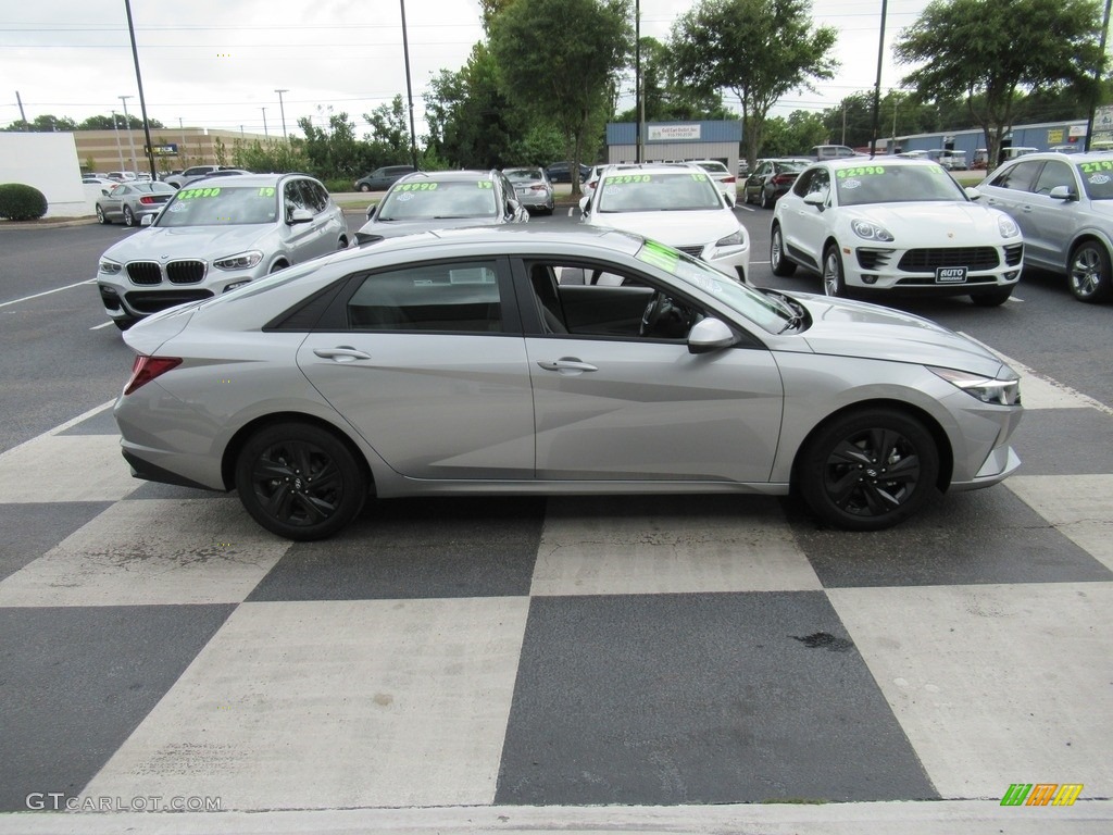 2021 Elantra SEL - Shimmering Silver Pearl / Medium Gray photo #3