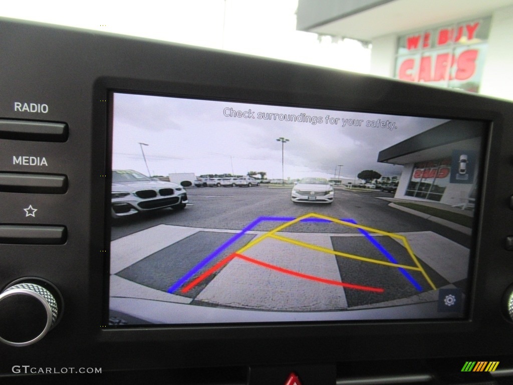 2021 Elantra SEL - Shimmering Silver Pearl / Medium Gray photo #18