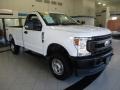 Oxford White - F250 Super Duty XL Regular Cab 4x4 Photo No. 4