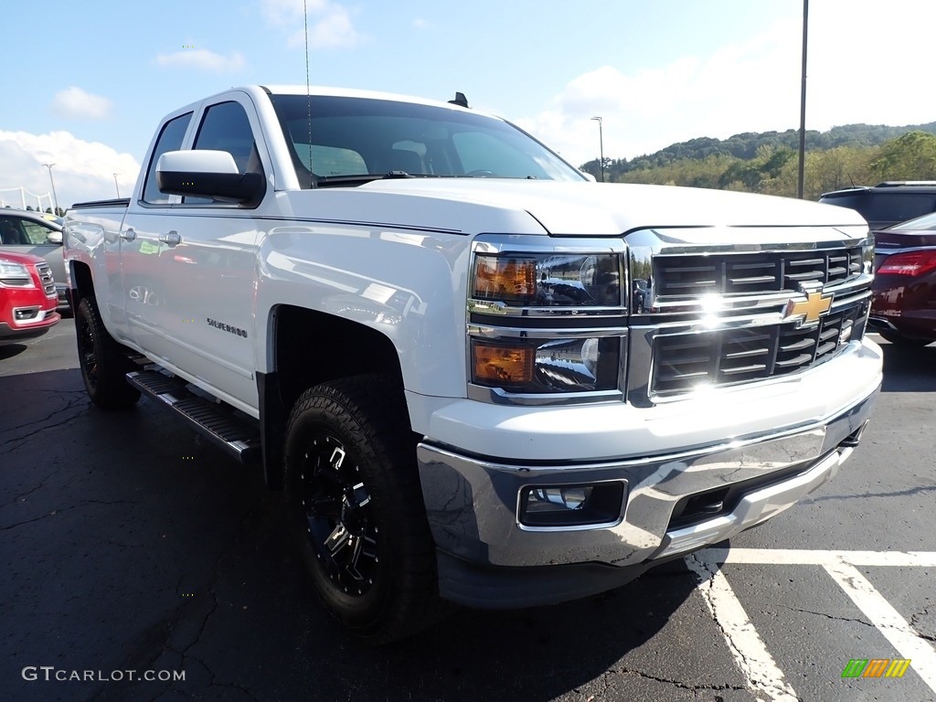 2015 Silverado 1500 LT Double Cab 4x4 - Summit White / Jet Black photo #4