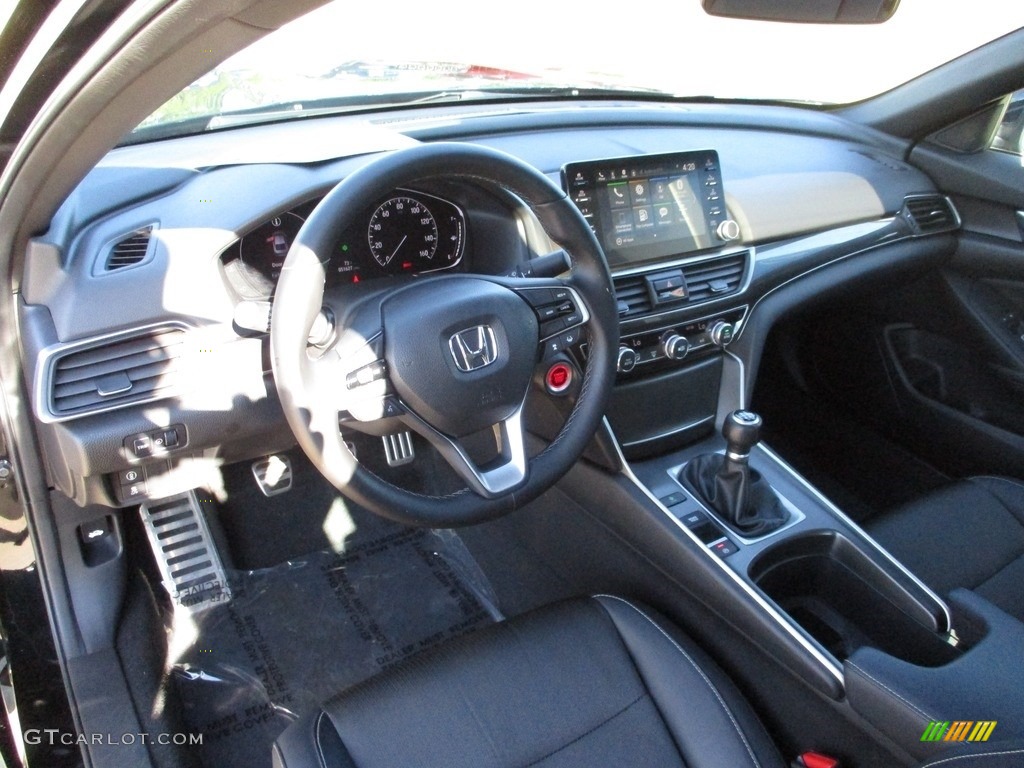 2018 Honda Accord Sport Sedan Black Dashboard Photo #142896200