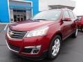 2017 Siren Red Tintcoat Chevrolet Traverse LT AWD  photo #2