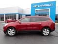 2017 Siren Red Tintcoat Chevrolet Traverse LT AWD  photo #3