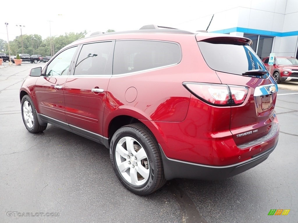 2017 Traverse LT AWD - Siren Red Tintcoat / Ebony photo #4