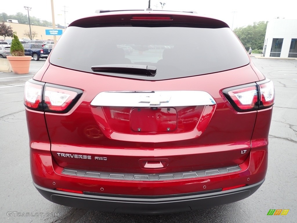 2017 Traverse LT AWD - Siren Red Tintcoat / Ebony photo #5